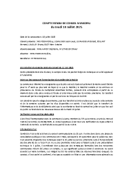 COMPTE RENDU DE CONSEIL MUNICIPAL du 10 Juillet 2025