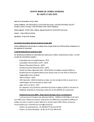 COMPTE RENDU DE CONSEIL MUNICIPAL du 12 JUIN 2025