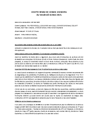 COMPTE RENDU DE CONSEIL MUNICIPAL du 16 Mai 2025